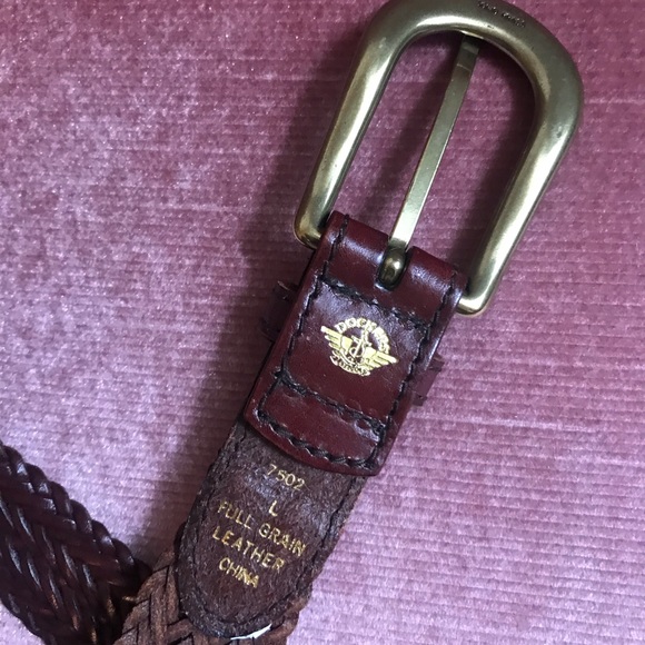 Boys Large Dockers leather belt - Picture 3 of 4